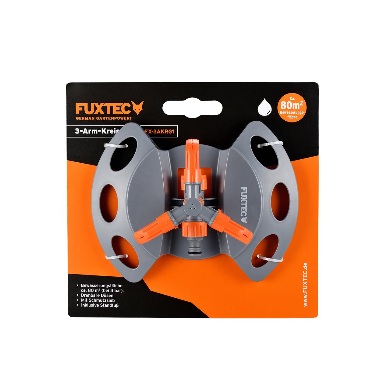 Tríramenný kruhový zavlažovac FUXTEC FX-3AKRG1