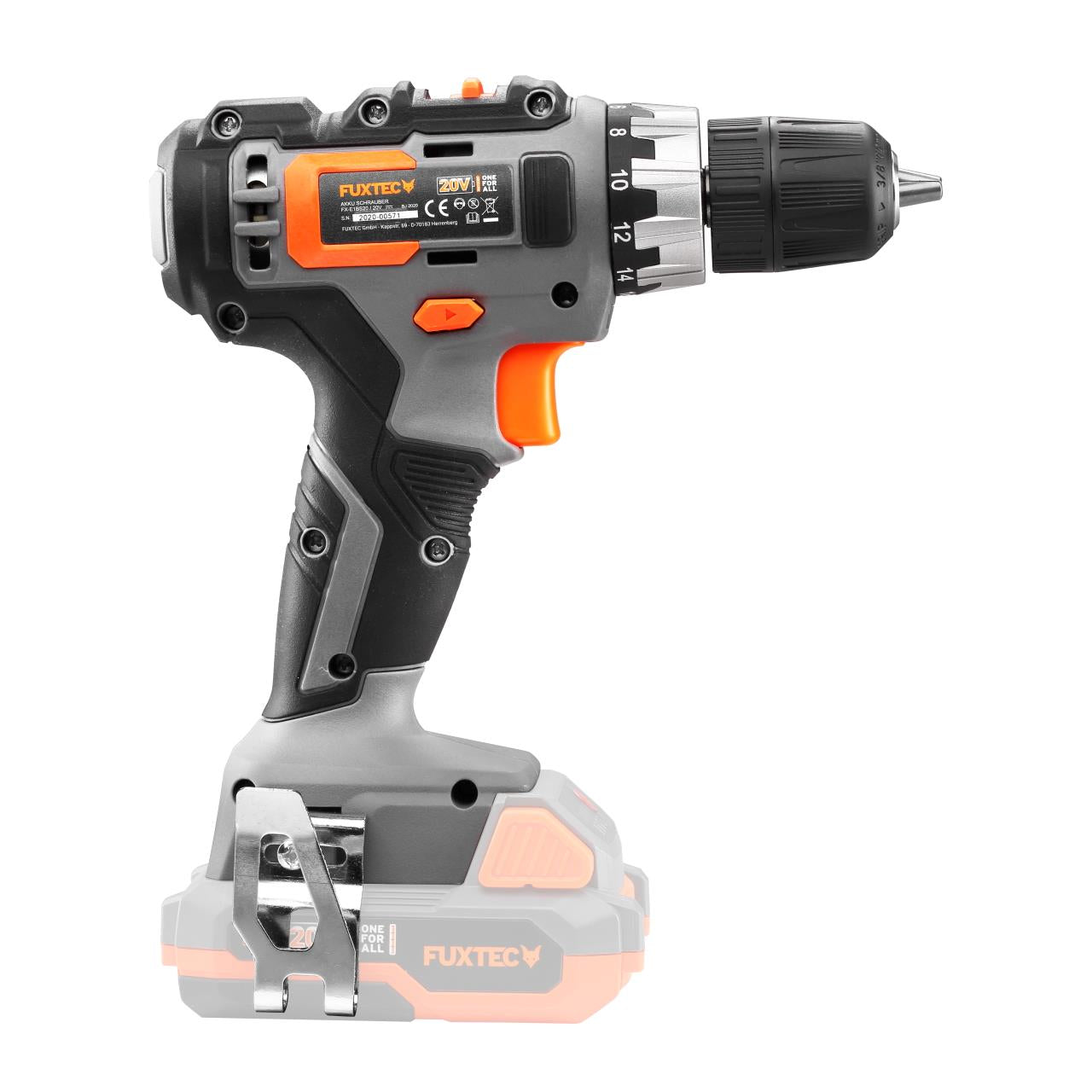 Akumulátorový šroubovák FUXTEC 20V FX-E1BS20 SET s 2 x akumulátorem 2Ah, 1 x nabíjeckou 1A