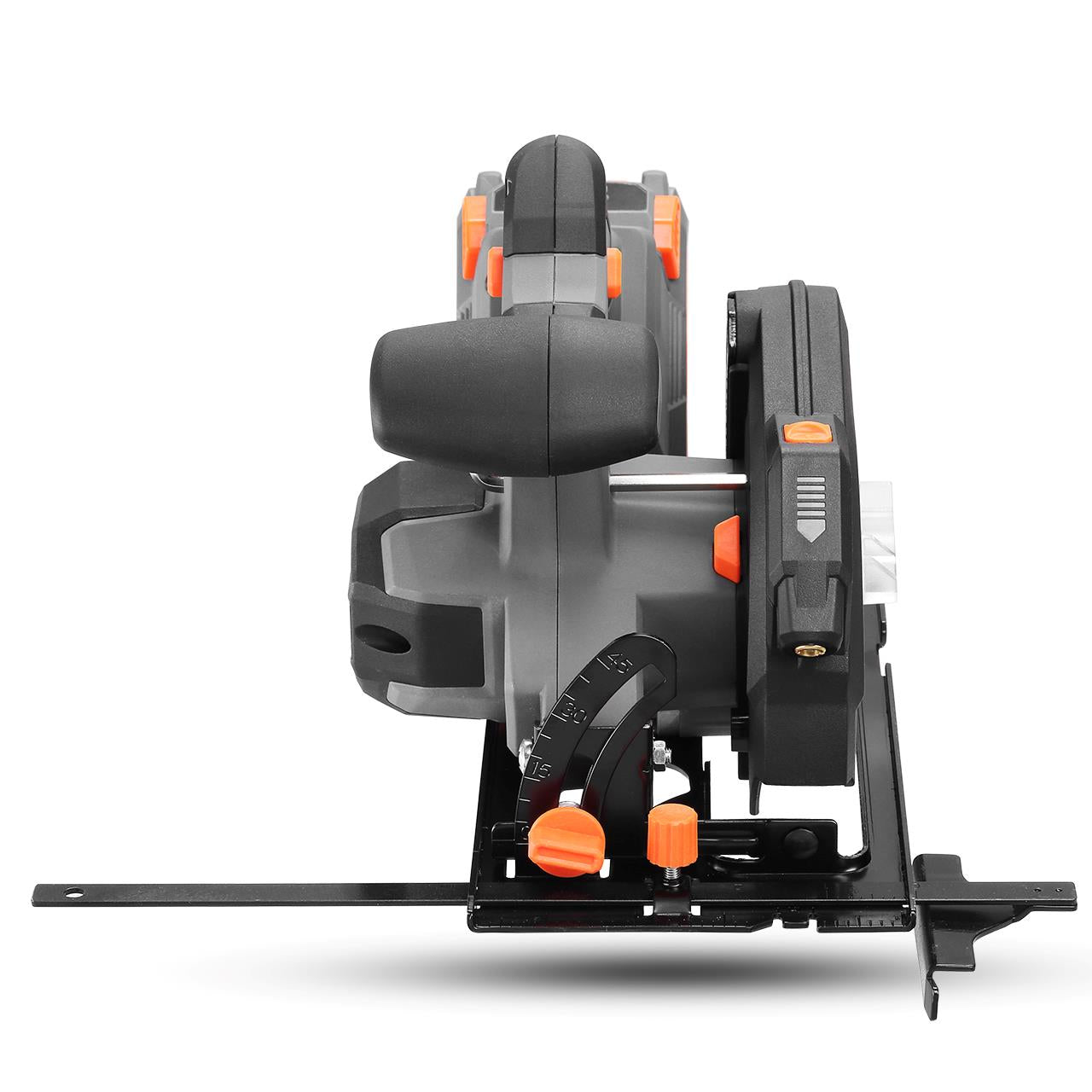 Akumulátorová okružní pila FUXTEC 20V FX-E1CS20 SET s 1 x akumulátorem 4Ah, 1 x nabíjeckou 1A