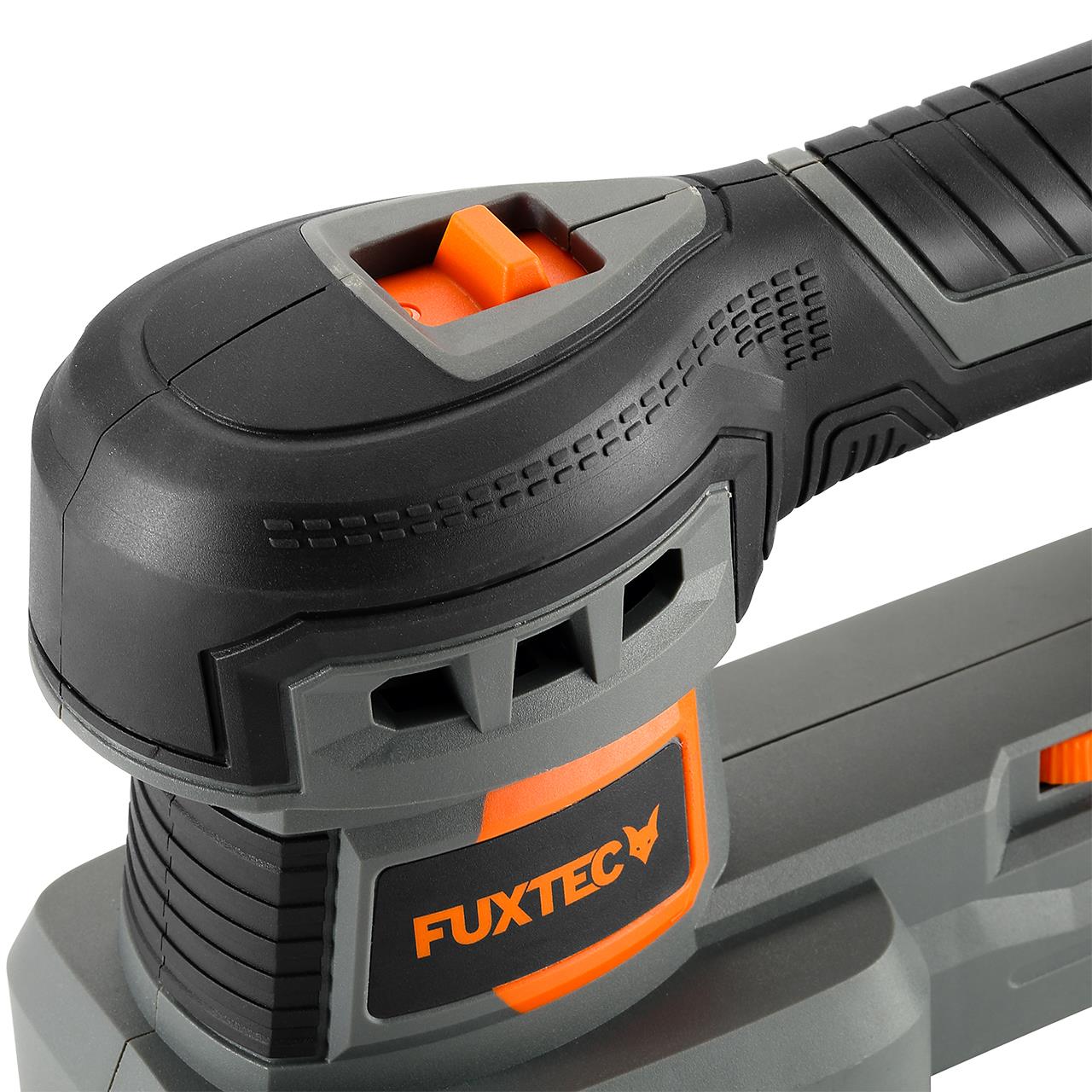 Akumulátorová 20V orbitální bruska FUXTEC FX-E1MS20 SET s 1 x akumulátorem 2Ah, 1 x nabíjeckou 1A