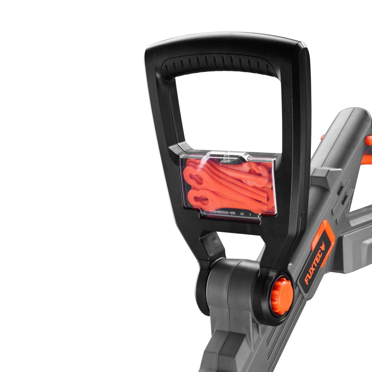 20V akumulátorový vyžínac FUXTEC FX-E1RT20 SET s 1 x akumulátorem 2Ah, 1 x nabíjeckou 2,4 A