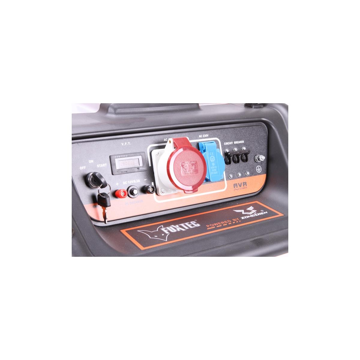 Generátor energie FUXTEC FX-SG7500A s pripojením 380 V