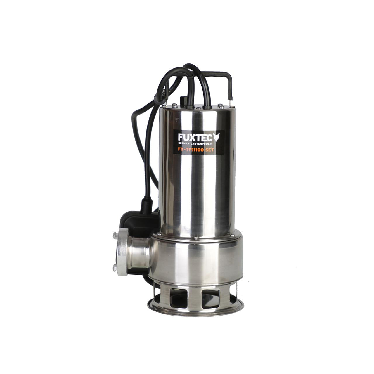 Ponorné cerpadlo FUXTEC - cerpadlo na odpadní vodu FX-TP11000 INOX (nerezová ocel) - 1100 Watt