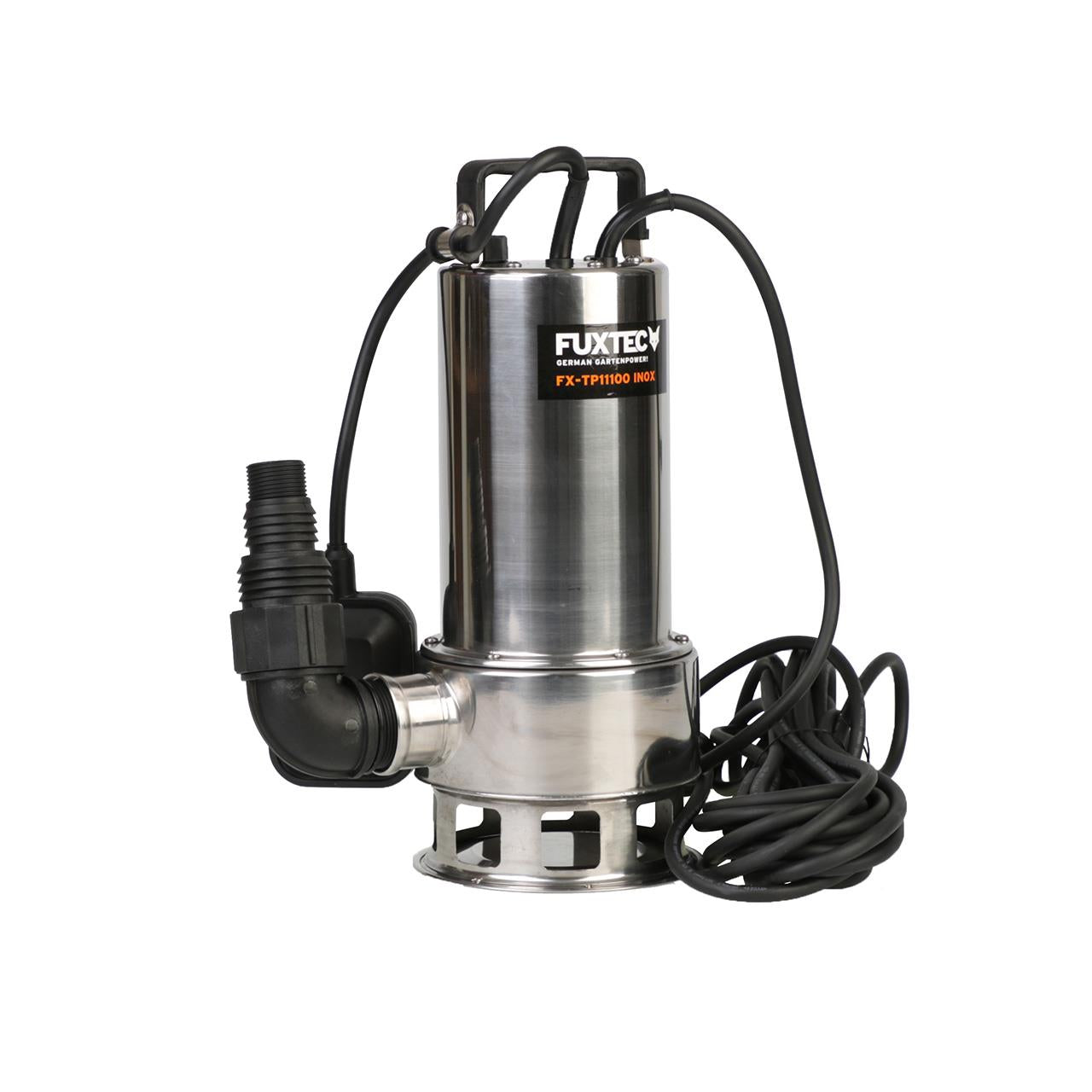 Ponorné cerpadlo FUXTEC - cerpadlo na odpadní vodu FX-TP11000 INOX (nerezová ocel) - 1100 Watt