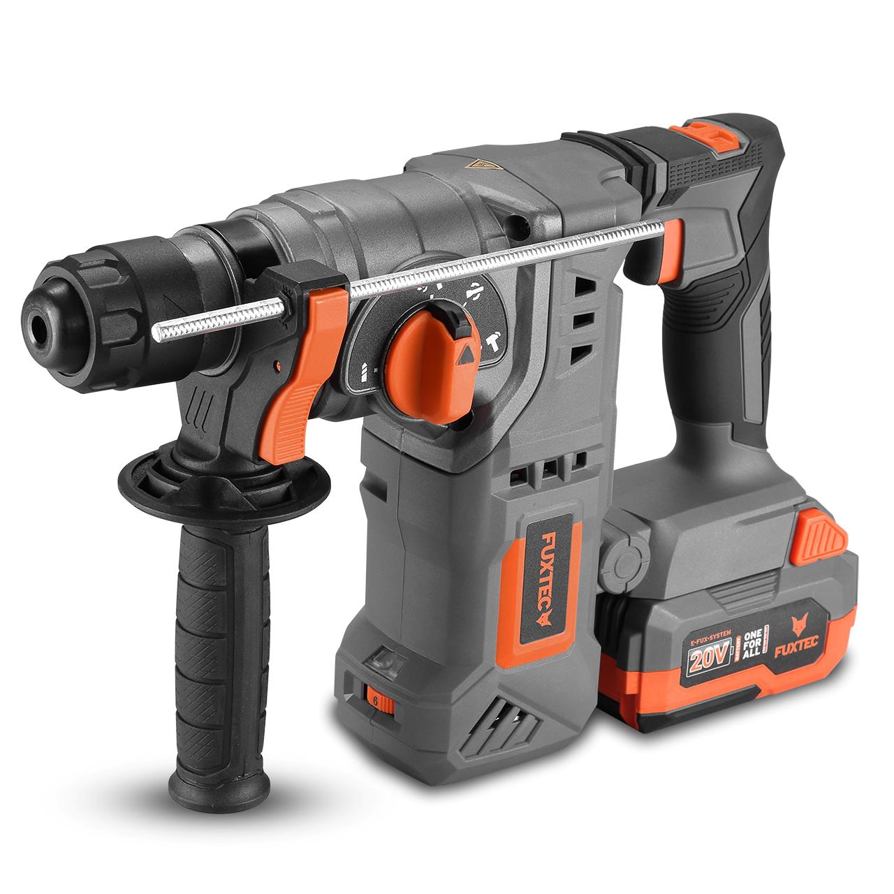 20V akumulátorové rotacní kladivo FX-E1RH20 a sada sekácu