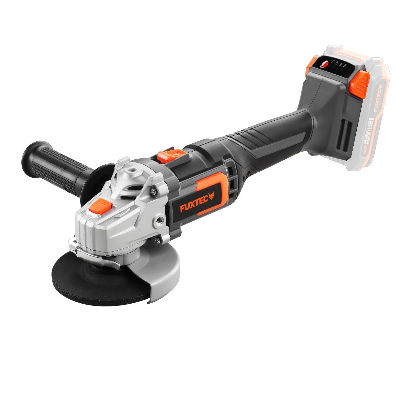 Akumulátorová úhlová bruska FUXTEC 20V FX-E1WS20 bez akumulátoru, bez nabíjecky