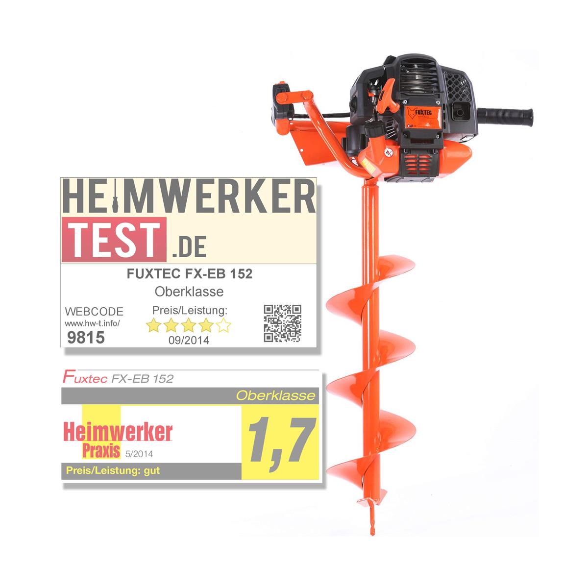 FUXTEC FX-EB152 Auger vcetne 100,150,200mm - NL Edition