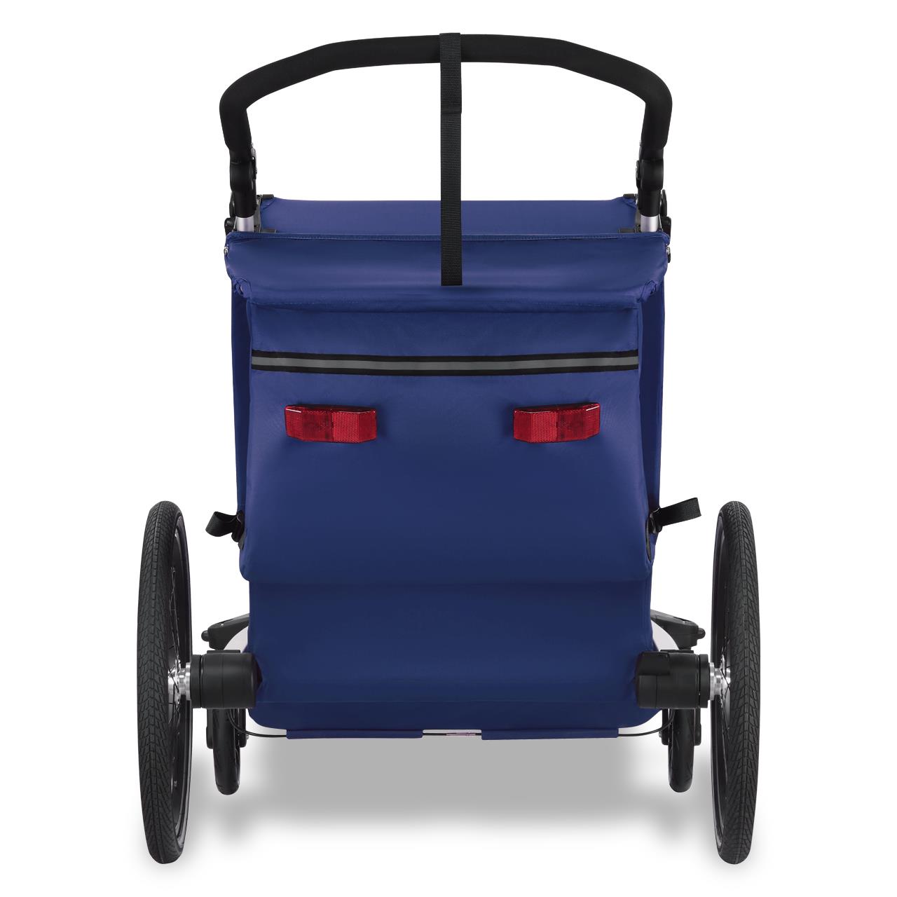 Prívesný vozík za jízdní kolo FUXTEC FX-FA1-SET-BLAU s koleckem pro jogging