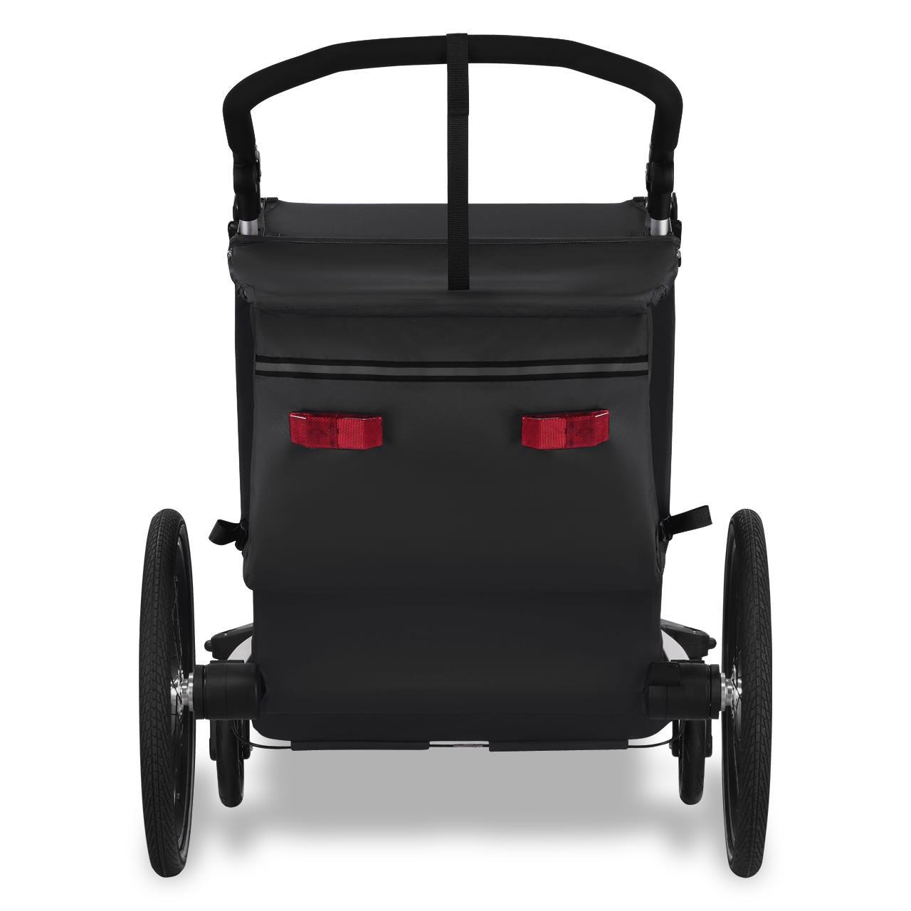 Prívesný vozík za jízdní kolo FUXTEC FX-FA1-SET-SCHWARZ s koleckem pro jogger