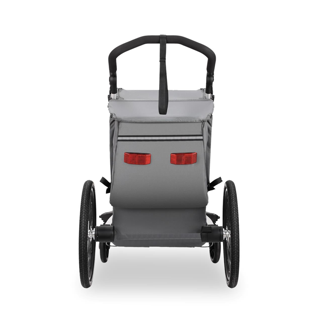 Príves na kolo FUXTEC FX-FA1S šedý s jogger koleckem