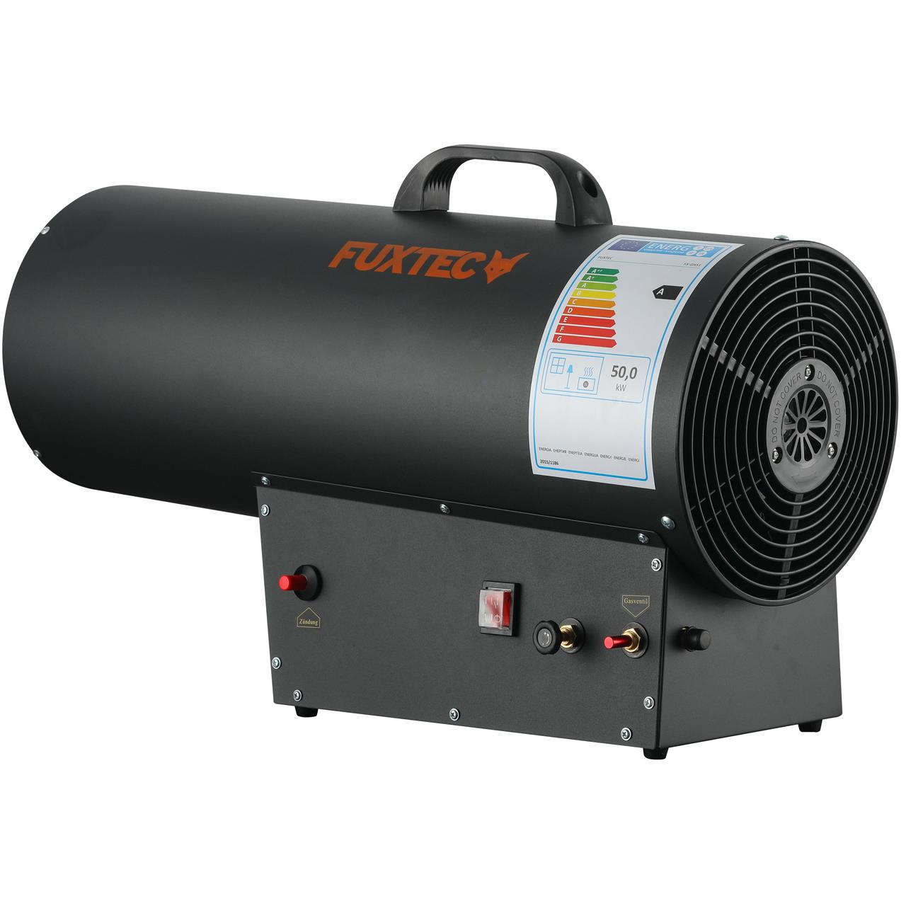 Plynový ohrívac FUXTEC GH51 s tepelným výkonem 50 kW