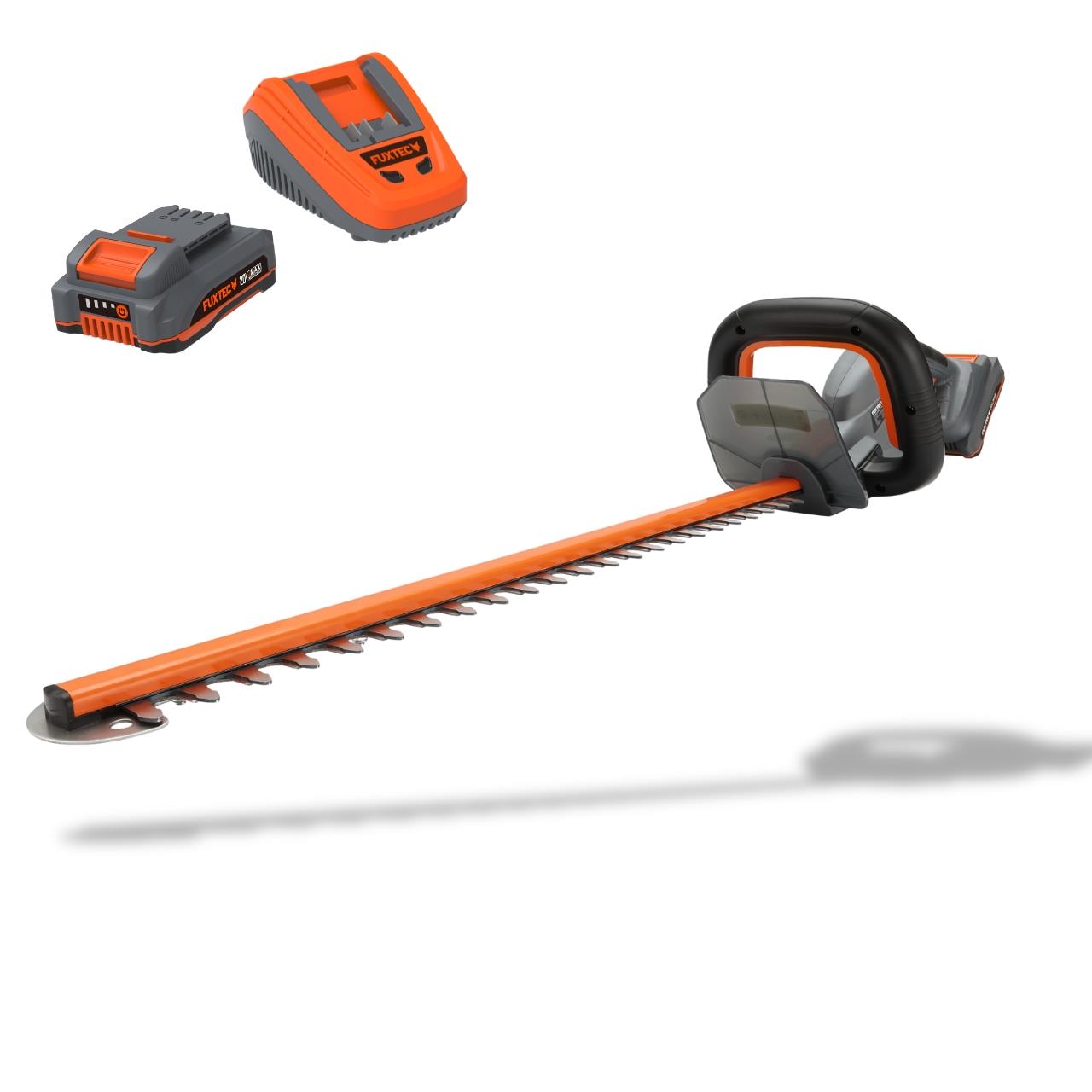 Akumulátorové nužky na živý plot FUXTEC FX-HT20 SET - délka lišty 52 cm