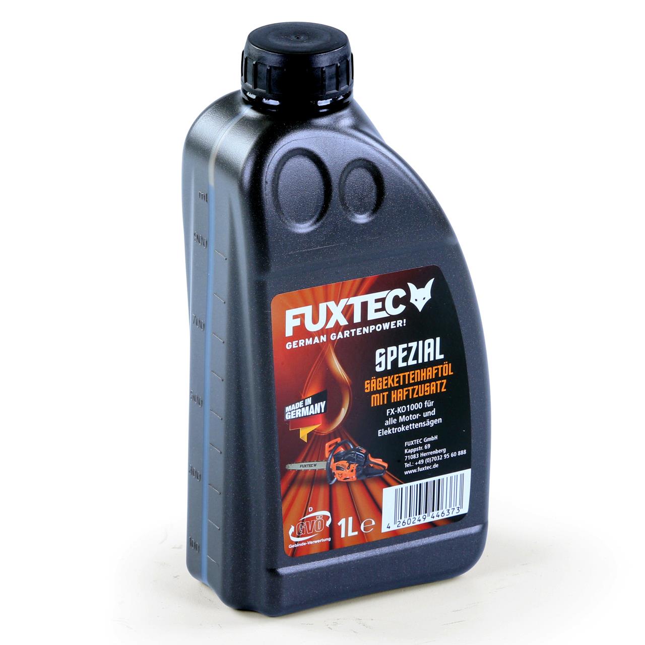 FUXTEC olej na pilové retezy s adhezivní prísadou Olej na retezy 1 litr