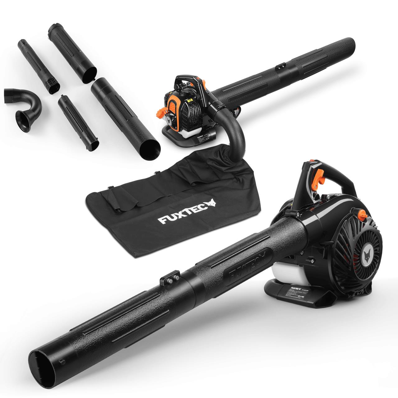 FUXTEC FX-LBS126P 3v1 profesionální vysavac listí/foukac listí a drtic listí